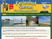 Tablet Screenshot of ferienhofsiemen.de